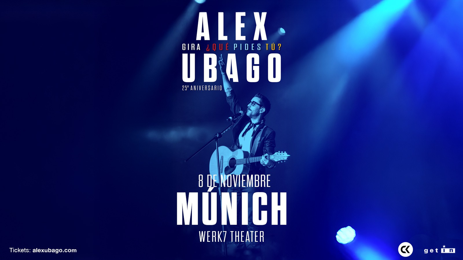 Álex Ubago celebra 25 años del álbum que marcó a toda una generación: ¿Qué pides tú? Un show íntimo, emotivo y lleno de nostalgia, en el que reviviremos junto a él todos los grandes éxitos de su di…