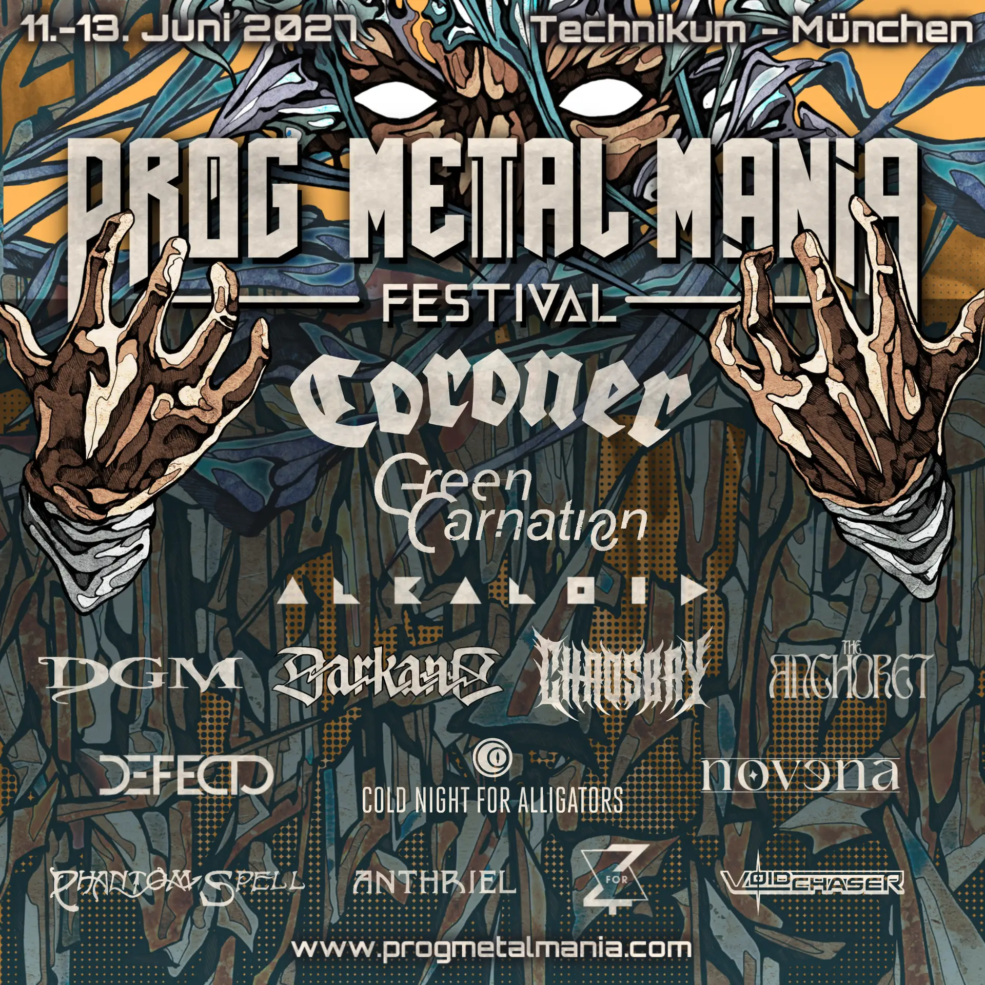 Nach der erfolgreichen, ersten Ausgabe im Mai 2025 geht das Prog Metal Mania Festival vom 11. bis 13. Juni 2027 im Technikum in München in die zweite Runde.   Mit seiner aufregenden Mischung aus et…
